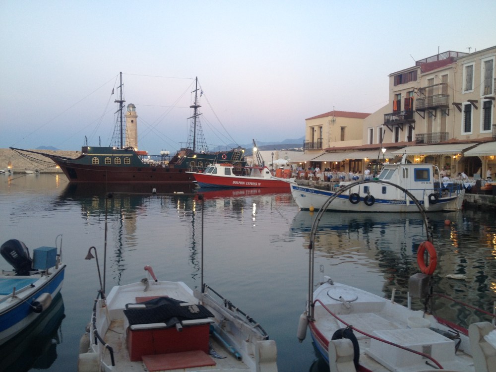 Boats In The Port Of Rethymnon, Crete